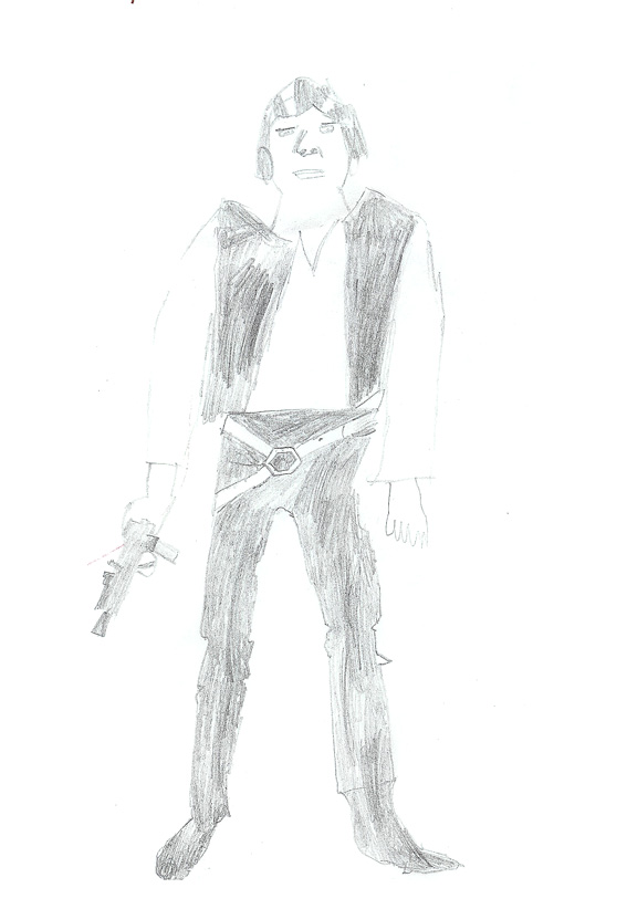 Han Solo drawing