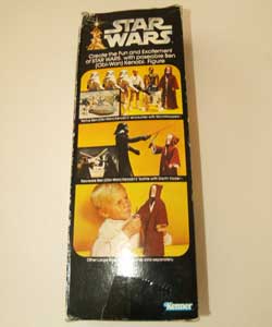 Obi-Wan Vintage doll box back