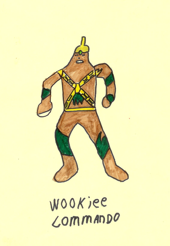 Wookiee Commando drawing