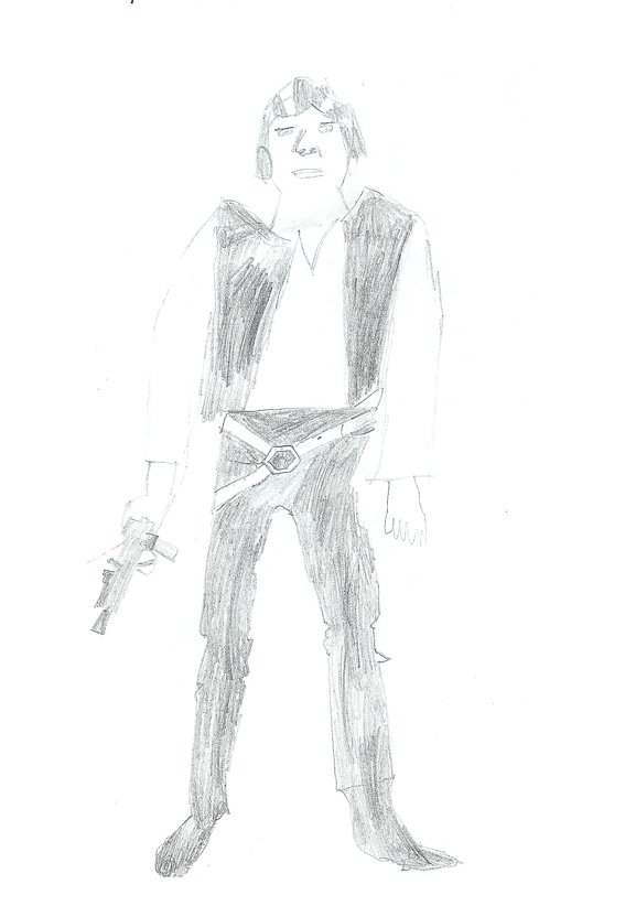 Han Solo drawing